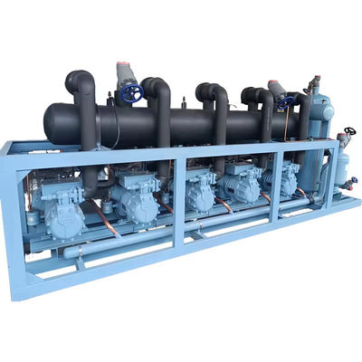 การปรับปรุงของสกรูน้ําเย็นหน่วย condensing ด้วยความจุขนาดใหญ่และเครื่องปรับอากาศหลายหน่วยเย็นอุตสาหกรรม