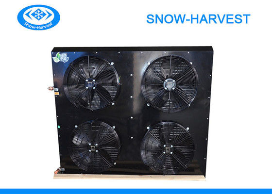 ด้านลมห้องเย็น อากาศเย็น Condenser กับแฟน กันสนิม พื้นที่ Freezer Condenser