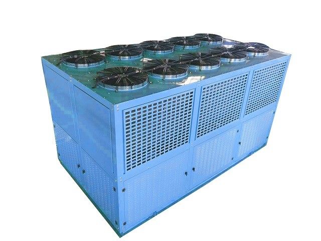 เครื่องทำความเย็นแบบกึ่งปิดยูนิตควบแน่นคอนเดนเซอร์ห้องเย็นชนิด U